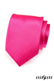 Pánska kravata ružová fuchsiová