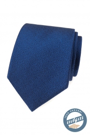 Elegantné modrá hodvábna kravata